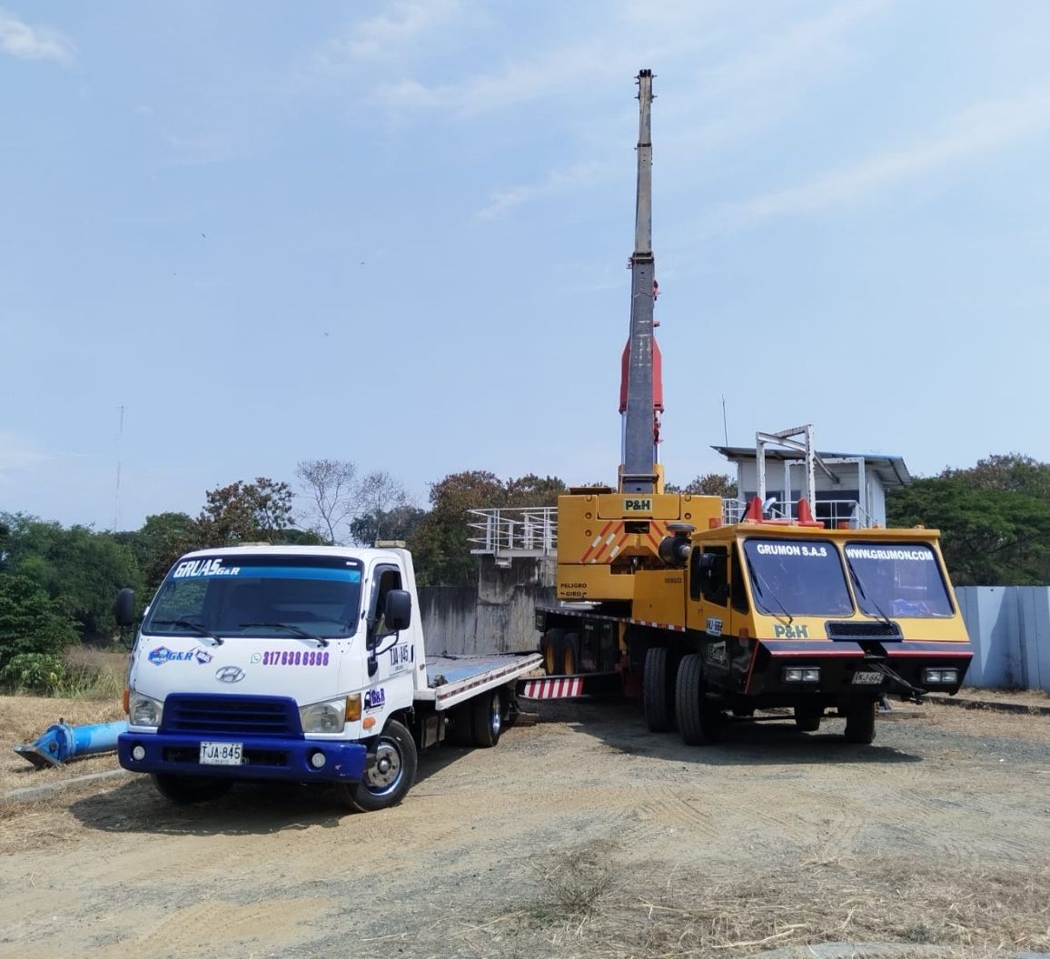 gruas en cali