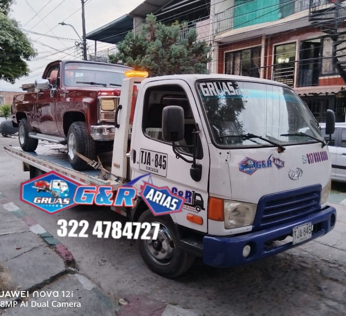 gruas para autos cali
